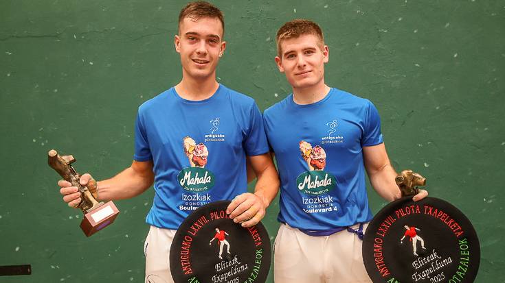 Beñat Apezetxea goizuetarra txapeldun Antiguako pilota txapelketan