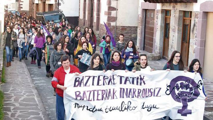 Azaroak 25, Baztango Iñarrosi talde feministako  Aintzane Ariztegi