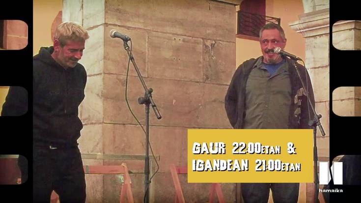 Xabier Silveira eta Unai Iturriaga bertsolarien saioa emanen du Hamaika Telebistak