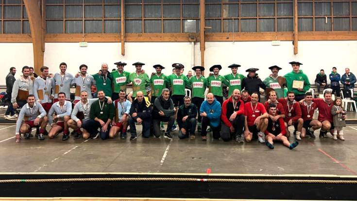 Urte berria ere txapel handia jantziz hasi du Beti Gazte sokatira taldeak