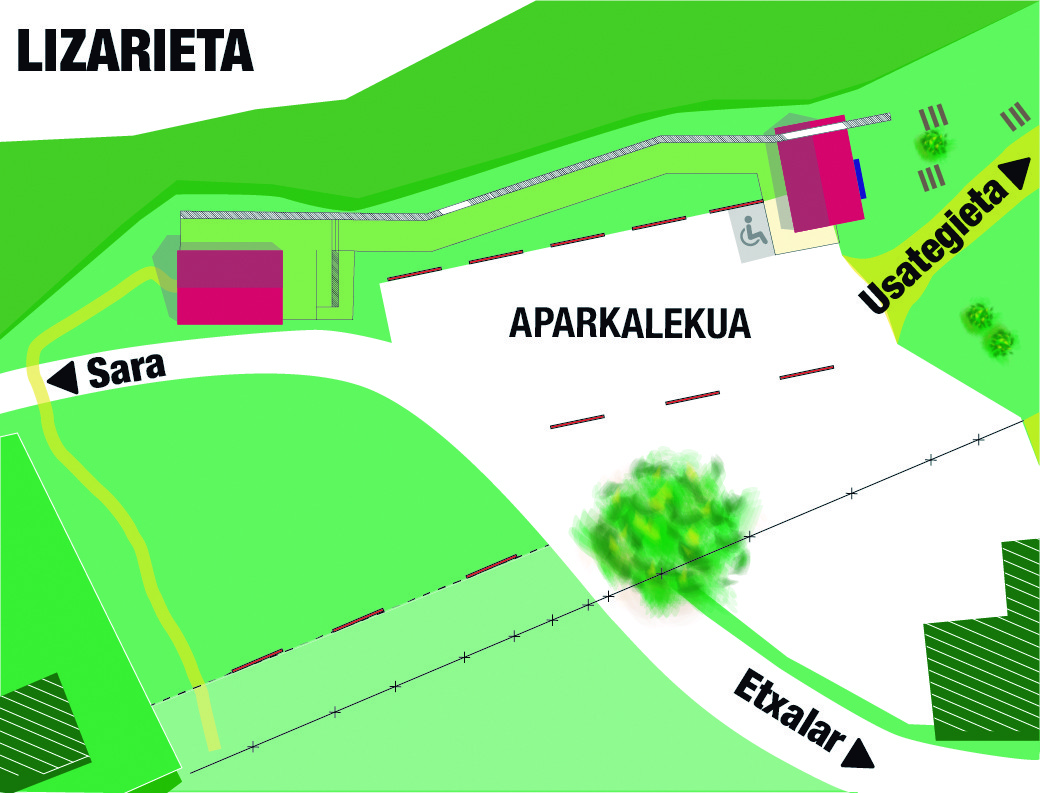Lizarietako lepoan lanak fite hasiko dituzte Saran
