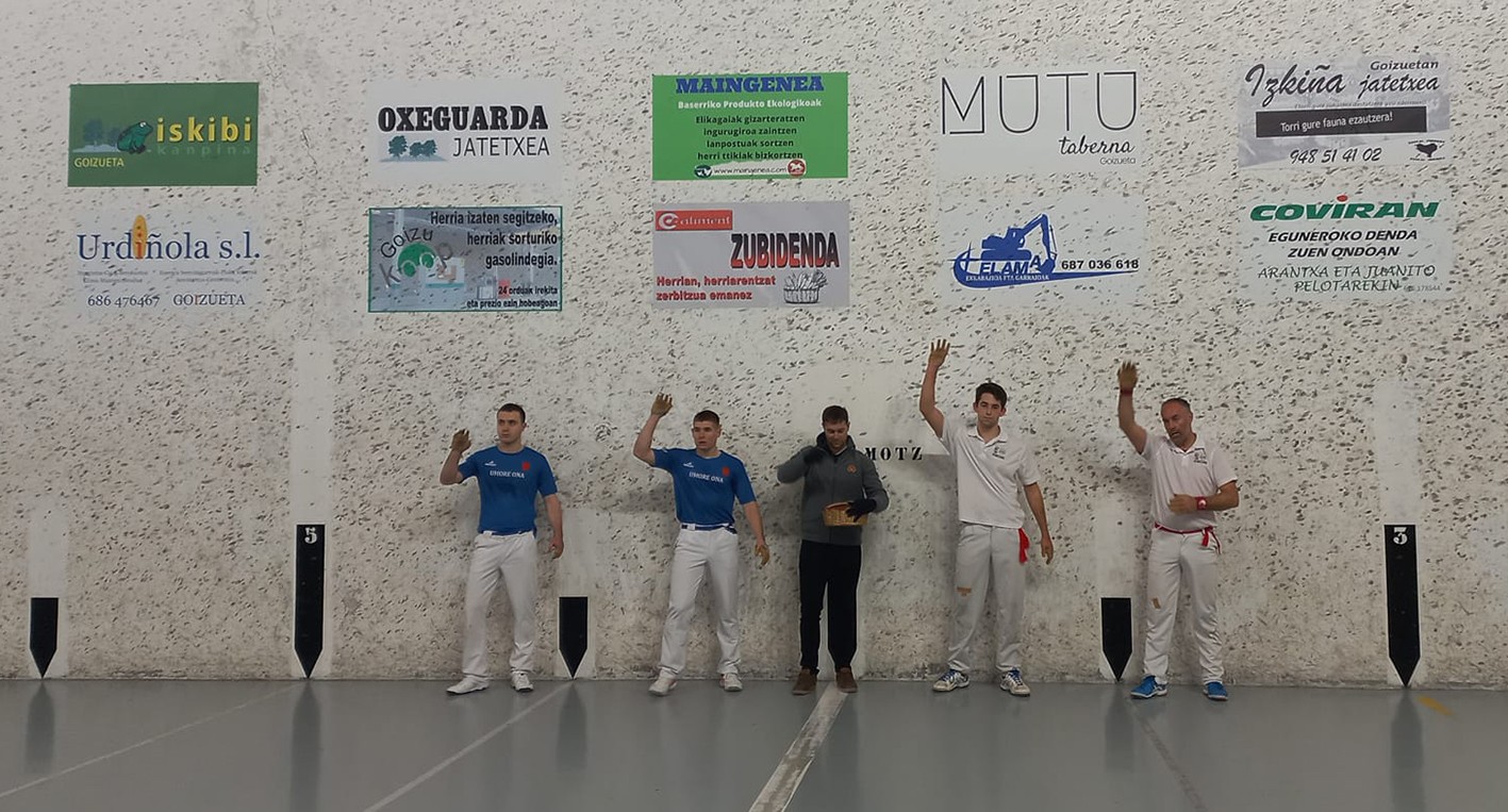 Mendialdeko V. Pilota txapelketako finalak apirilaren 26an jokatuko dituzte Goizuetan