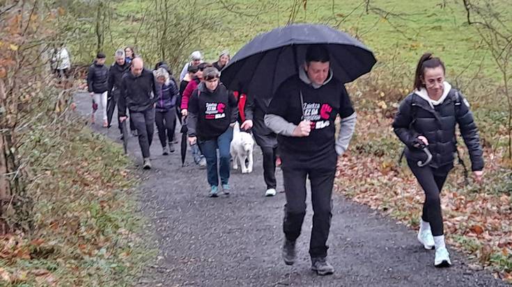 Benito Menniko langileen aldarrikapenak Elizondotik Iruñera bidean dira