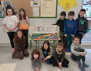 'Harresiak: atzo, gaur eta bihar' proiektua landu dute Almandozko eskolan