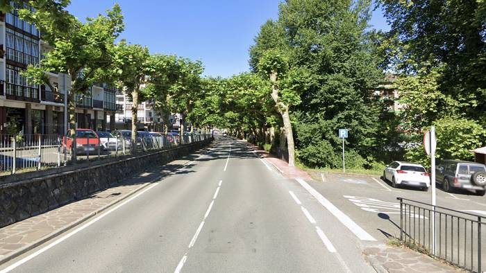 Berako Eztegara pasealekuko zuhaitzak kimatzen hasi dira gaur