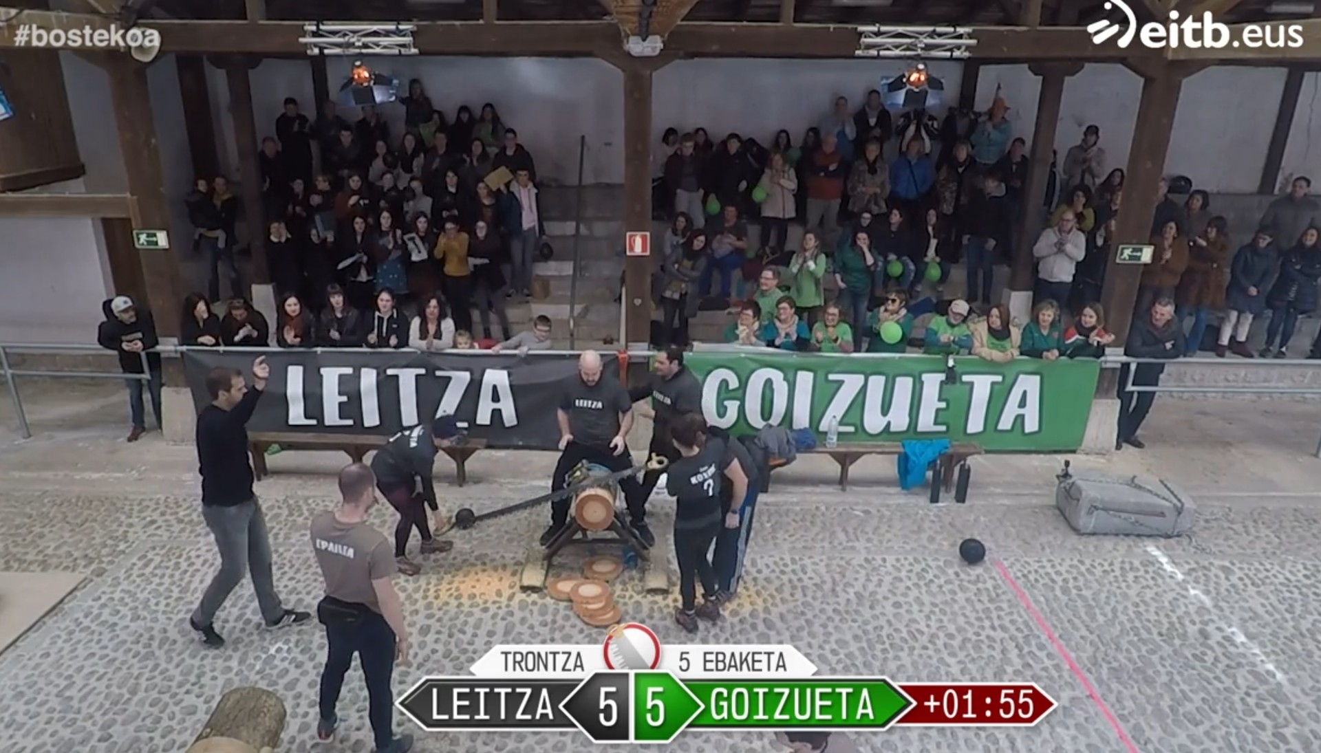 Goizueta eta Leitzaren arteko lehia Bostekoa saioan