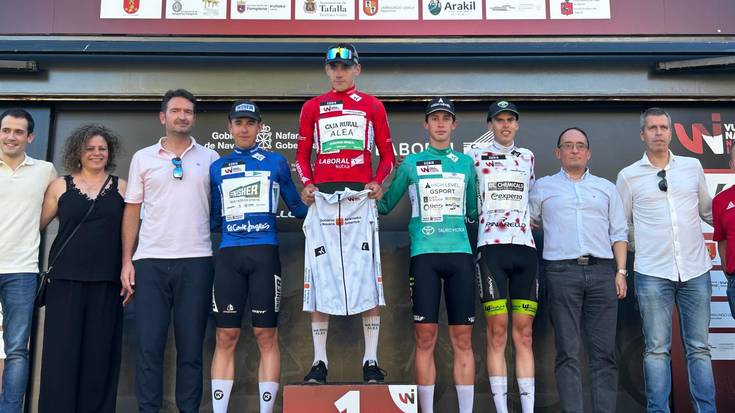 Ellande Larronde txirrindulari saratarra da Nafarroako Itzuliko lehen liderra