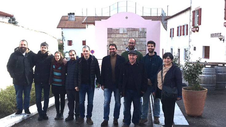 Baztango Talde Ekosozialak Ahetzera egin zuen ateraldia joan den larunbatean