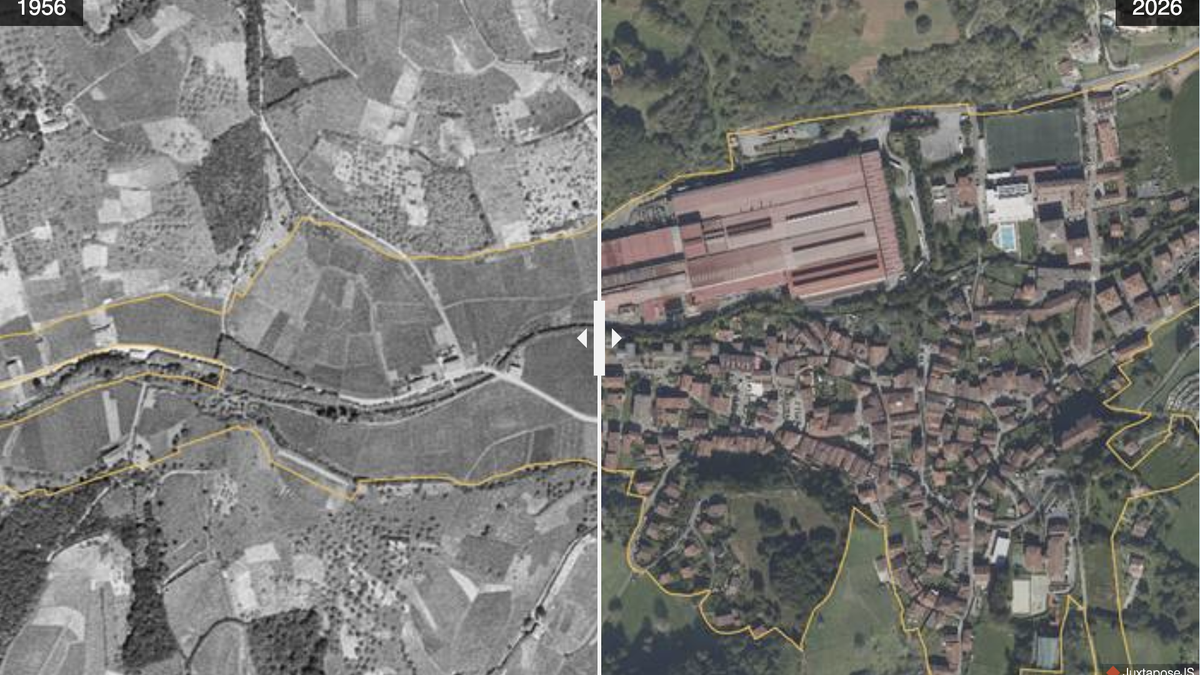 Lesakako bi argazki hauen artean 70 urte pasatu dira
