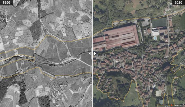 Lesakako bi argazki hauen artean 70 urte pasatu dira
