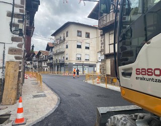 Altzateko zeharbideko lanak azken txanpan sartuak dira Beran