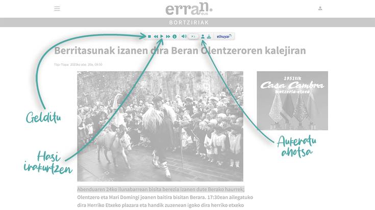 ERRAN.EUSeko testuen irakurgailu automatikoak hainbat aukera eta erraztasun ekarriko dizkie gure erabiltzaileei