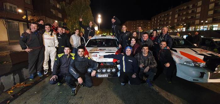 Joseba Beolak eta Joxelu Irazokik irabazi dute asfalto gaineko Nafarroako rally txapelketa