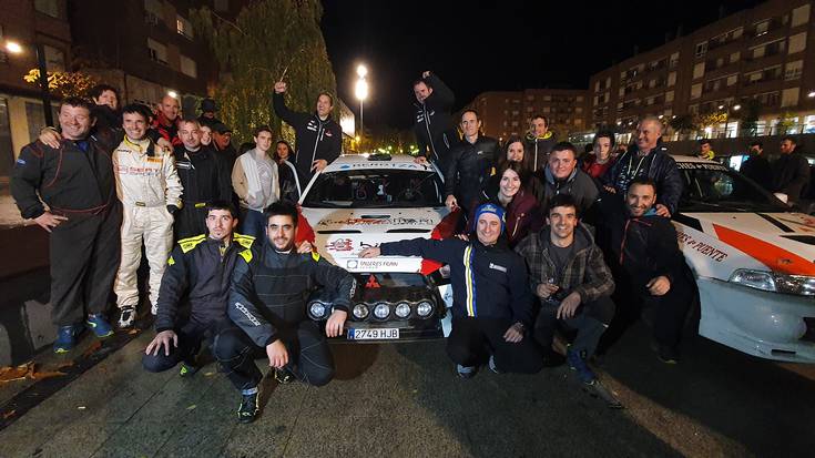 Joseba Beolak eta Joxelu Irazokik irabazi dute asfalto gaineko Nafarroako rally txapelketa