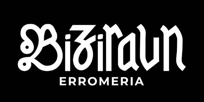 BIZIRAUN ERROMERIA TALDEA logotipoa
