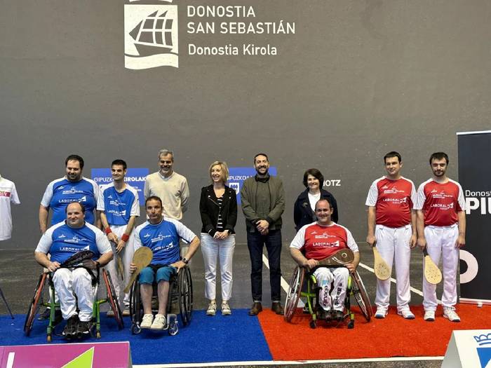Euskal pilota egokituko Master Cup finala jokatuko du Joseba Lasa lesakarrak