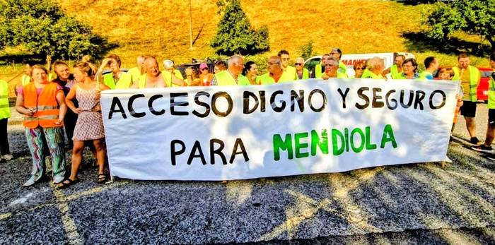 Mendiolako barrideek «sarbide duin eta segurua» eskatu dute bertze behin