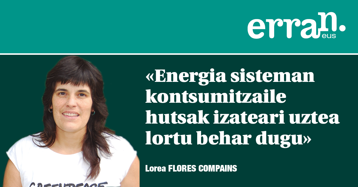 Bertze energia eredu bat behar dugu