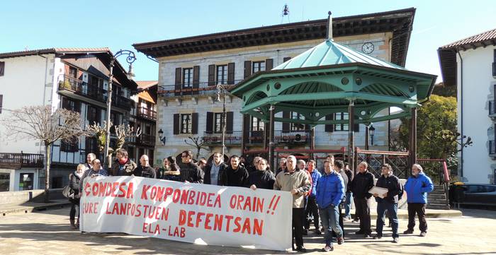 Zalaingo lantegian lau orduko lan uzteak eginen dituzte ilbeltzaren 25ean