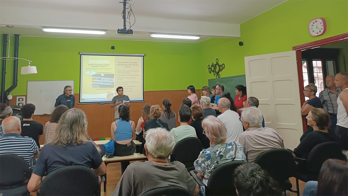 Eolikoen hitzaldiaren ondotik ekimenari segida ematea erabaki dute Malerrekan