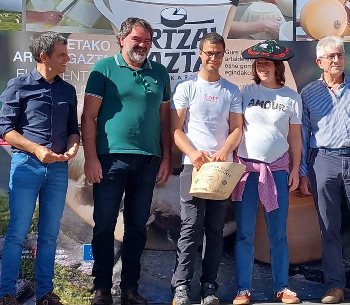 Euskal Herriko Artzai Gazta txapelketa irabazi du Kortariko Infernuko gasnak Idiazabalen