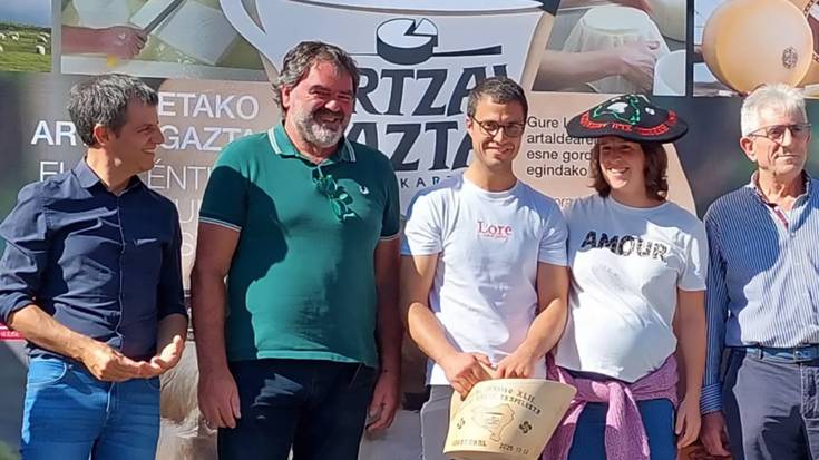 Euskal Herriko Artzai Gazta txapelketa irabazi du Kortariko Infernuko gasnak Idiazabalen