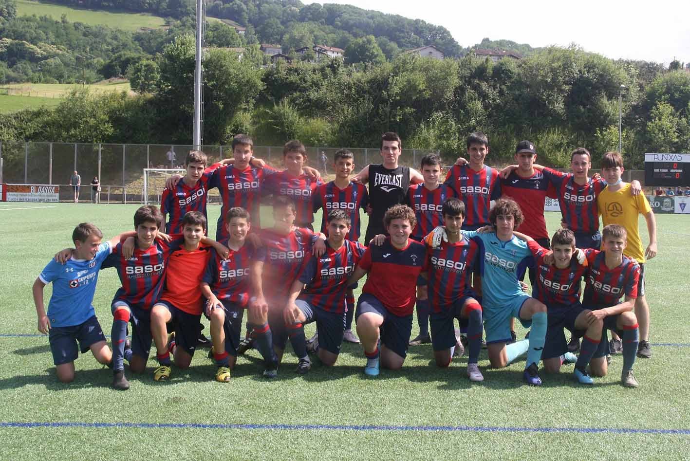 Txapeldunen faseko finalera ailegatu dira Gure Txokoako kadeteak