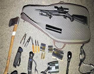 Hiru ehiztari salatu dituzte Beran gauez ehizan ibiltzeagatik