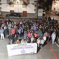 Zizurren gertatutako erailketa matxistagatik elkarretaratzea