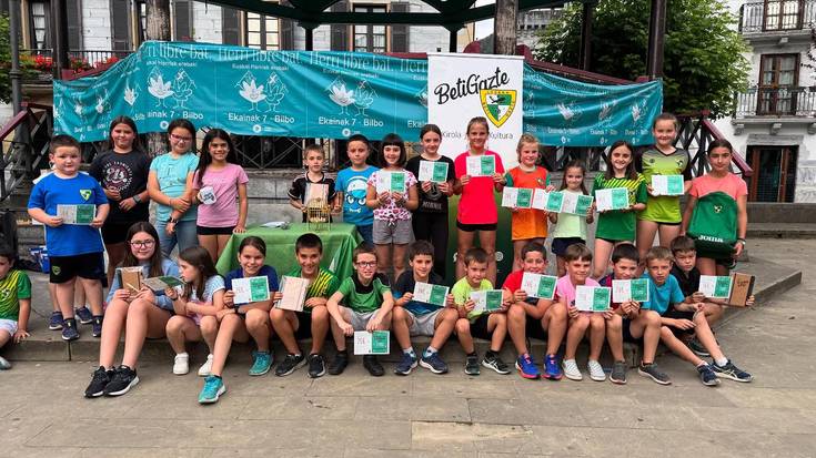Ezagutu Dezagun Lesaka lehiaketako sariak banatu ditu Beti Gaztek