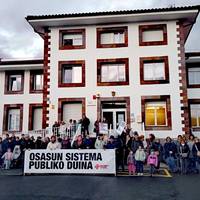 Baztango Osasun Plataformak elkarretaratze deialdia egin du asteazkenean