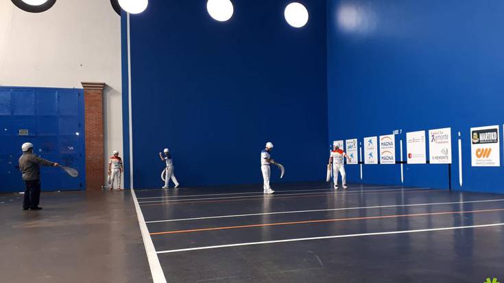 Aldabe-Azpiroz eta Uterga-Barricart ere Iruñerriko erremonte profesionaleko final erdietan izanen dira