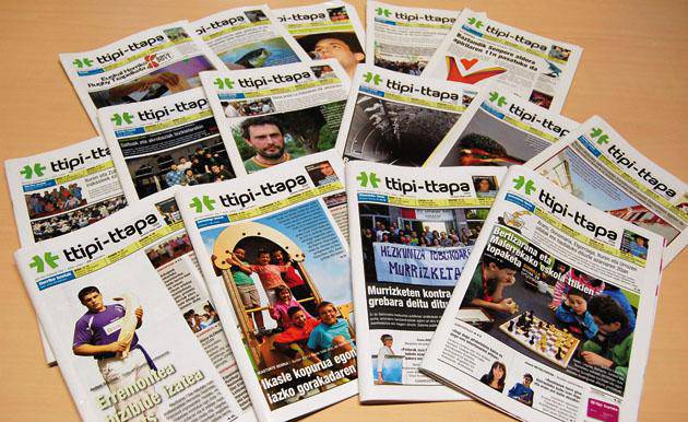 Ttipi-Ttapa da Nafarroan gehien irakurtzen den euskarazko argitalpena