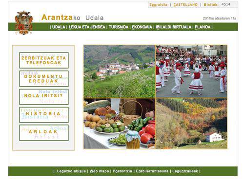 www.arantza.eu-ren zerbitzuak 
