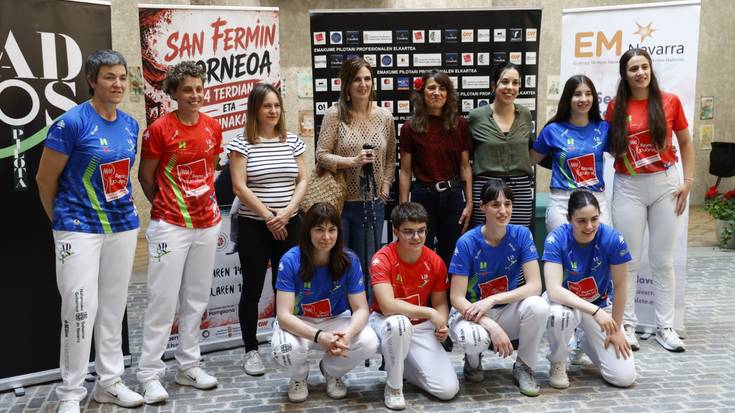 Ados Pilotak San Fermin Torneoa aurkeztu du, Nafarroako Esklerosi Anizkoitzaren Elkartearen alde