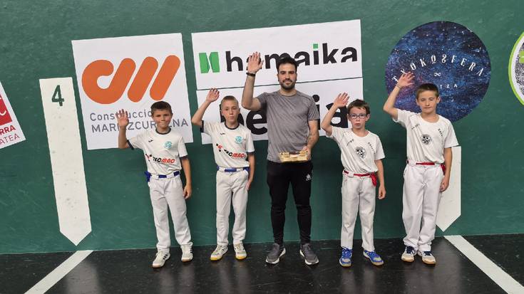 Bera da Nafarroako Herriarteko Pilota Txapelketa ttikiko lehen finalista