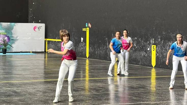 Goiuri Zabaletak eta Osesek binakako txapelketako ligaxkarako txartela lortu dute tanto bakarragatik