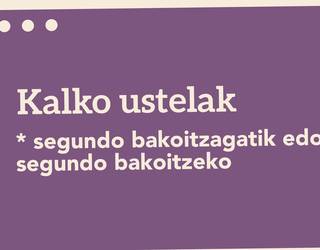 '*Segundo bakoitzagatik' edo 'Segundo bakoitzeko'?