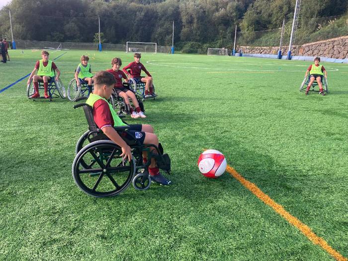 Futbol inklusibo topaketa eginen dute irailaren 28an Beran