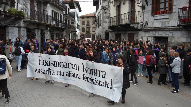 Baztan-Bidasoko eta Xaretako mugimendu feministak Saran eginen du manifestazioa igandean