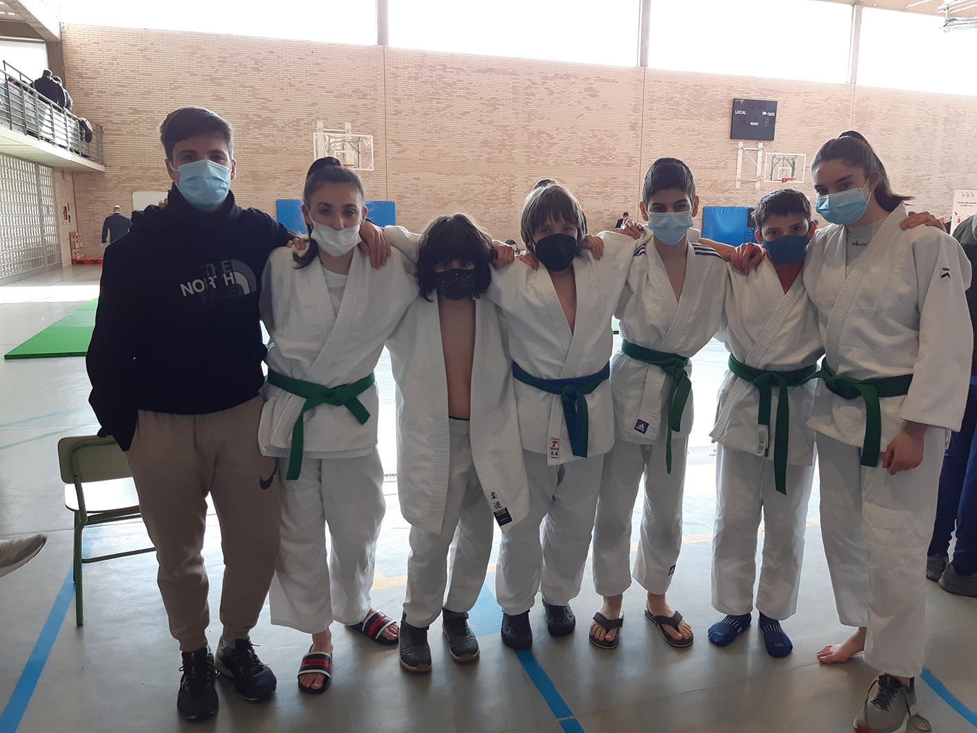 Lau domina lortu dituzte Errekako judokek Nafarroako Kirol Jokoetan