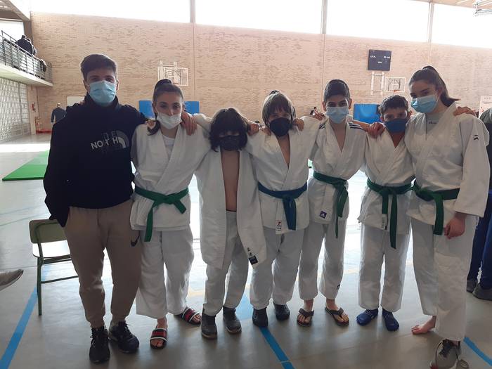 Lau domina lortu dituzte Errekako judokek Nafarroako Kirol Jokoetan