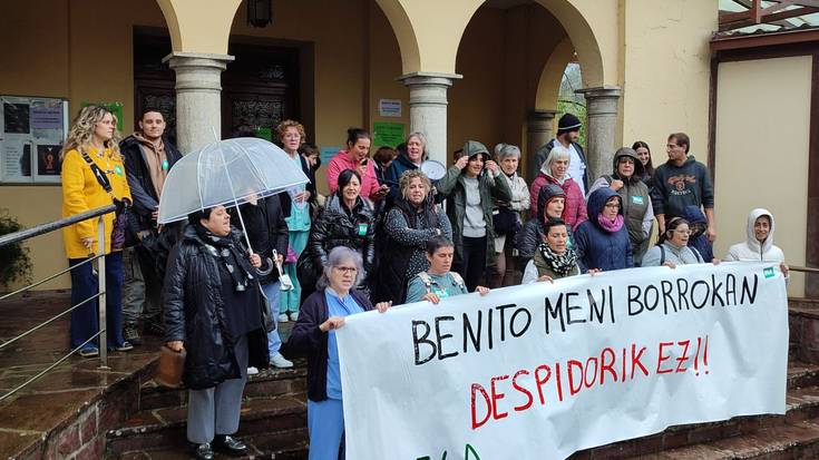 Benito Menni Elizondoko ospitale zentroko langileak  mobilizazioekin jarraitzen dute.