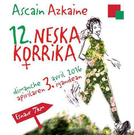 12. Neska Korrika eginen dute apirilaren 3an Azkainen