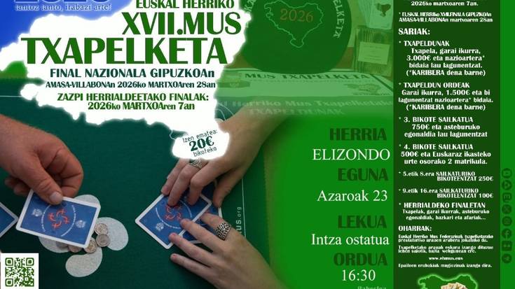 Tantoz Tanto irabazi arte Euskal Herriko XVII. mus txapelketa
