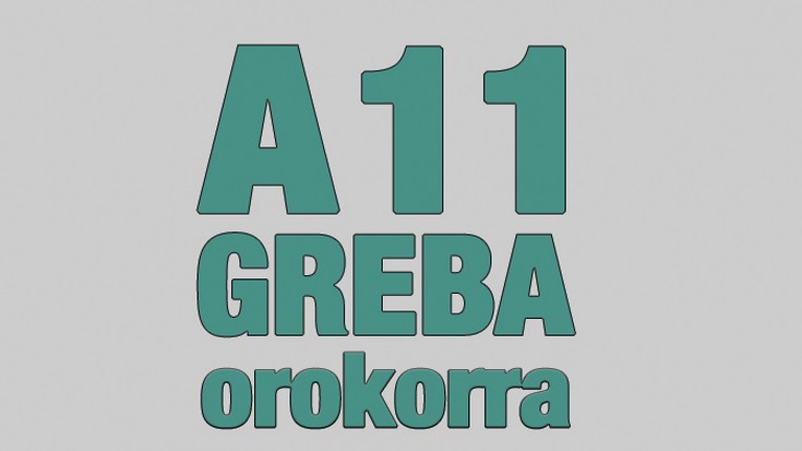 A11 greba orokorra
