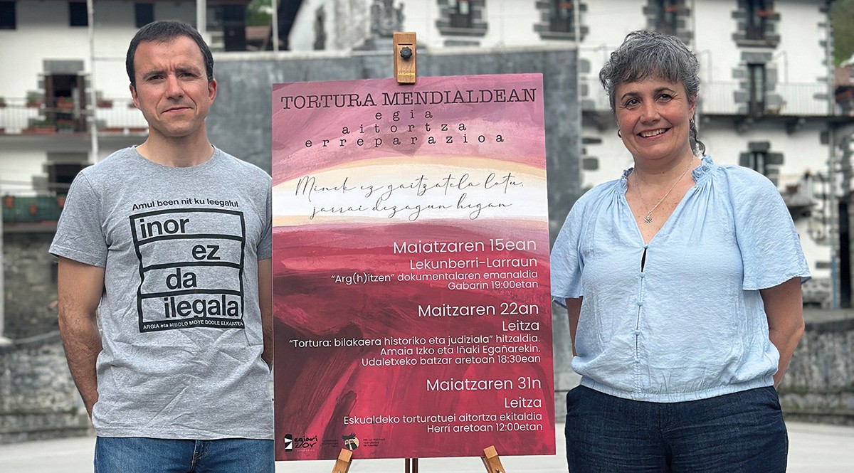 Mendialdeko torturatuen aitortza ekitaldia eginen dute igandean Leitzan
