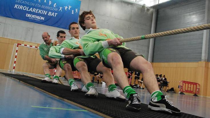 Nafarroako launakako sokatira txapelketan ere agintari hasi da Beti Gazte