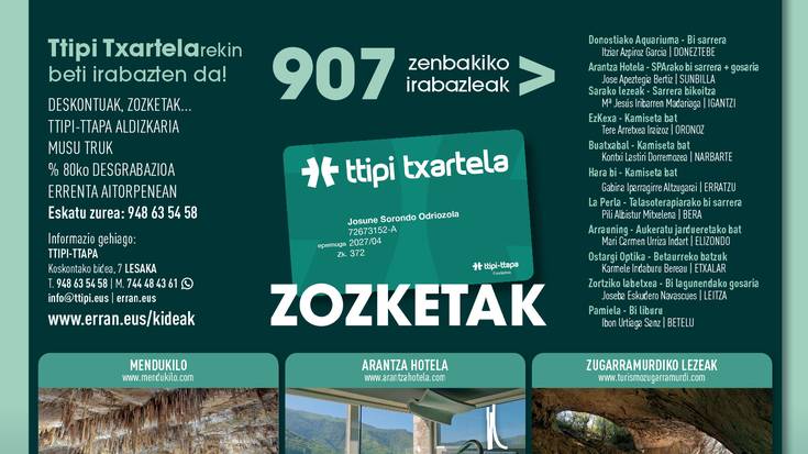 ZOZKETAK ttipi-ttapa 907 zk.