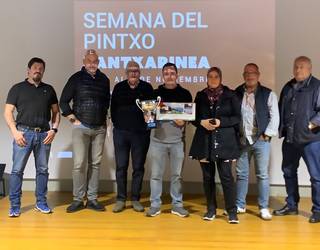 Peio Benta-Landibar izan da Dantxarineko 12. Pintxoaren Asteko irabazlea